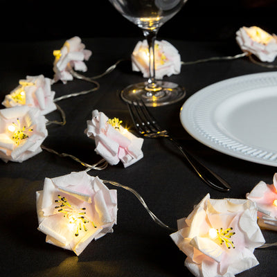 How to use Flower Lights to optimise the ambience - Talking Tables UK Public