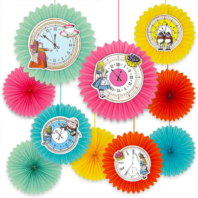 Alice Bright Clock Fans - 10 Pack