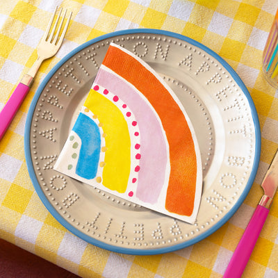 Rainbow Shaped Paper Napkins - 20 Pack