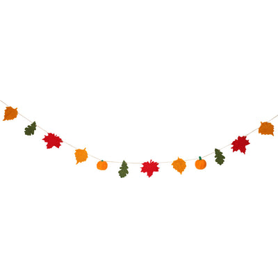 Autumnal Felt Garland - 2m