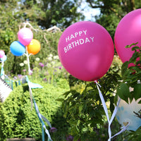 Rainbow 'Happy Birthday' Balloons - 5 Pack
