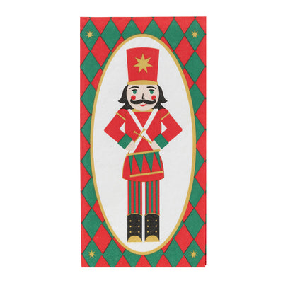 Nutcracker Long Lunch Paper Napkins - 16 Pack
