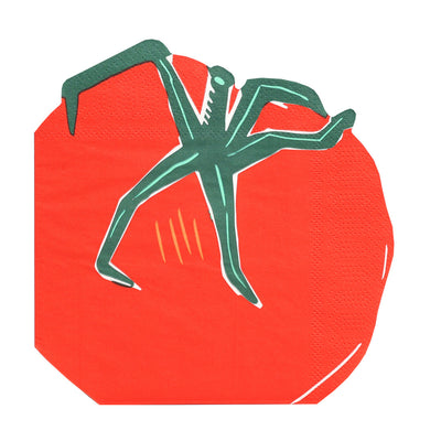 Tomato Shaped Napkins - 20 Pack
