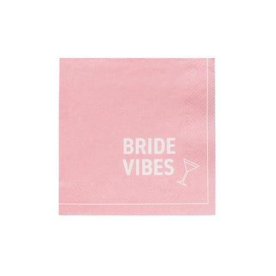 Bridal Pink Paper Cocktail Napkins - 20 Pack
