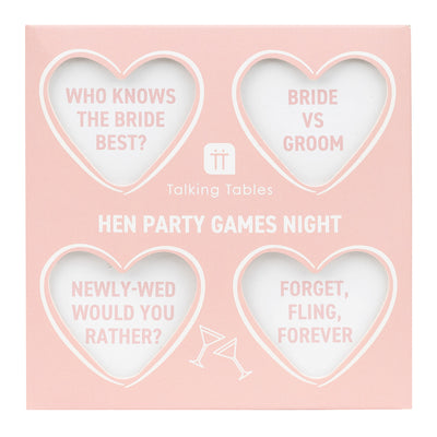 Bride Hen Party Games Night - 4 Pack