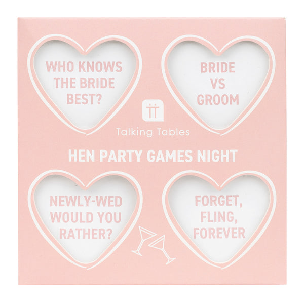 Bride Hen Party Games Night - 4 Pack