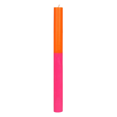 Orange & Pink Dinner Candle