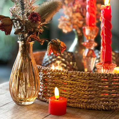 Red Flameless LED Tealight Candle