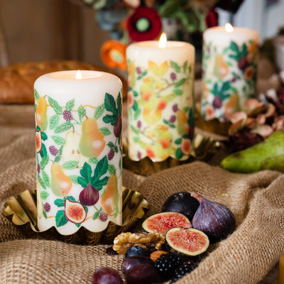 Pear Pillar Candle - 15cm