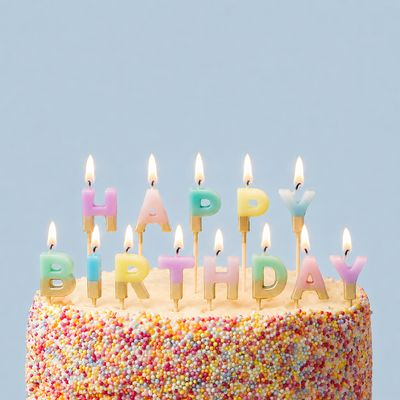 We Heart Birthdays Happy Birthday Candles