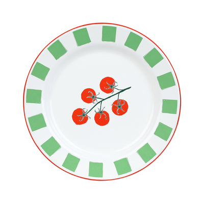Tomato Enamel Plate - 20cm