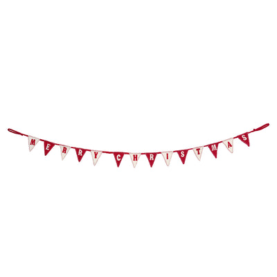 Happy Christmas Felt Bunting - 2m