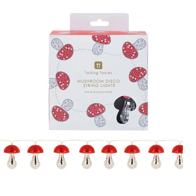 Mushroom LED Disco String Lights - 1.6m