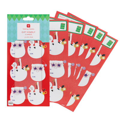 Santa Gift Labels - 50 Pack