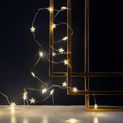 Gilded Star String Lights - 3m