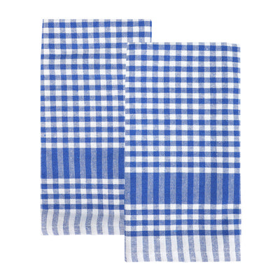 Blue & White Gingham Tea Towels/Napkins