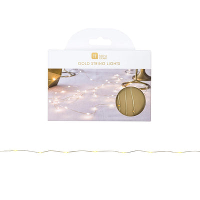 Gold Wire LED String Lights - 3m