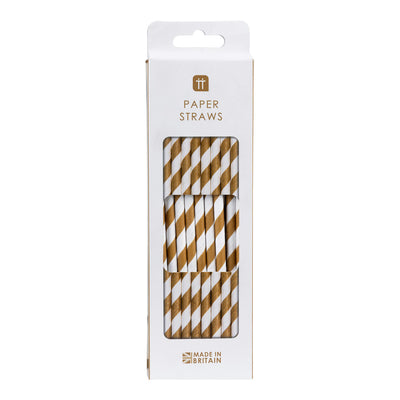 Mix & Match Gold Straws