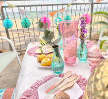 Pastel Wooden Cutlery - 12 Sets