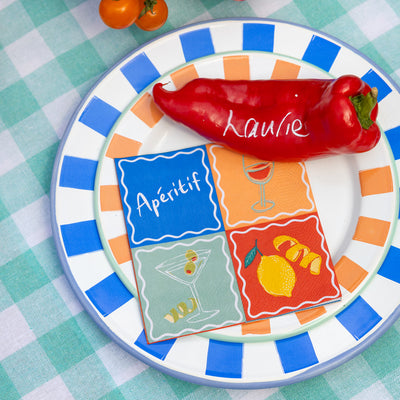 Aperitif Recycled Paper Cocktail Napkins - 20 Pack