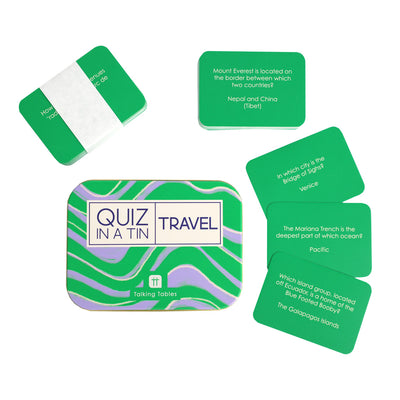 Quiz in a Tin - Travel Trivia - 200 Questions