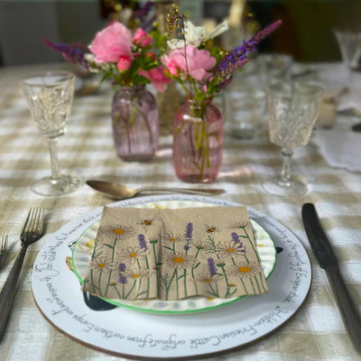 Table Kind Daisy Paper Napkins - 100 Pack