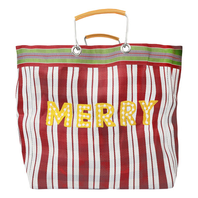 Recycled Plastic "Merry" Tote Bag