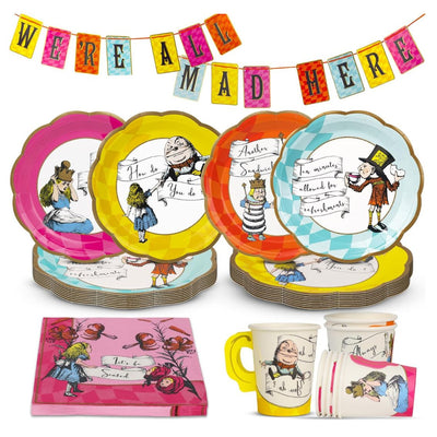 Bright Alice in Wonderland Party Pack - 16 Pack