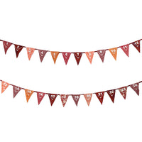 Fill-Your-Own Upcycled Advent Calendar Bunting - 2 x 3m