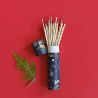 Woodland Flora & Fauna Dark Blue Tube of Matches