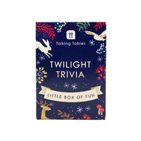 Blue Twilight Christmas Trivia Box