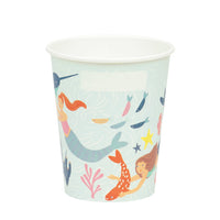 Mermaid Paper Cups - 8 Pack