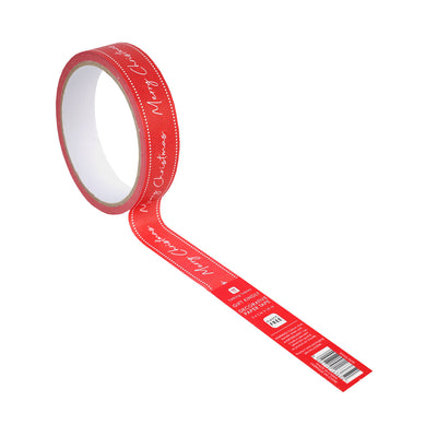 Merry Christmas Paper Gift Tape - 20m