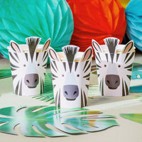 Party Animals Zebra Cups