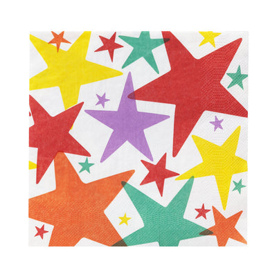 Happy Birthday Star Paper Napkins - 20 Pack