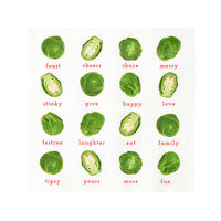 Brussels Sprout Recyclable Napkins - 20 Pack