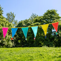 Rainbow Birthday Fabric Bunting - 3m