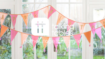 Rainbow 'Happy Birthday' Fabric Bunting - 3m