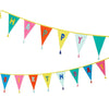 We Heart Birthdays Rainbow Happy Birthday Fabric Bunting, 3m - Talking Tables UK Public