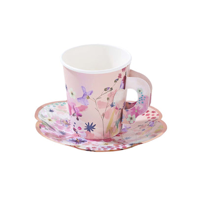 Blossom Girls Cup and Saucer Set | 12 Pack