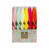Boho Rainbow Twist Dinner Candles - 18 Pack