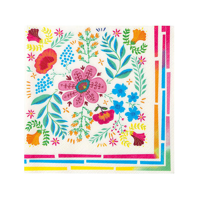 Bright Floral Paper Napkins | 20 Pack