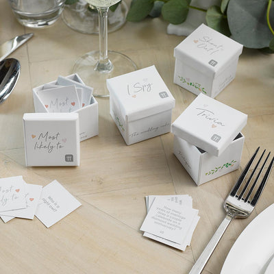 Wedding Table Games Set