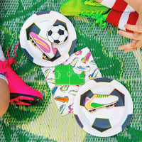 Recyclable Football Plates - 12 Pack