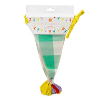 Gingham Organic Cotton Bunting - 3m
