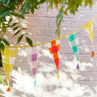 Gingham Organic Cotton Bunting - 3m