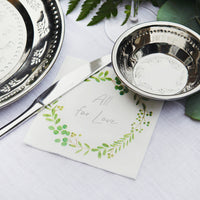 Botanical Bride Cocktail Napkins