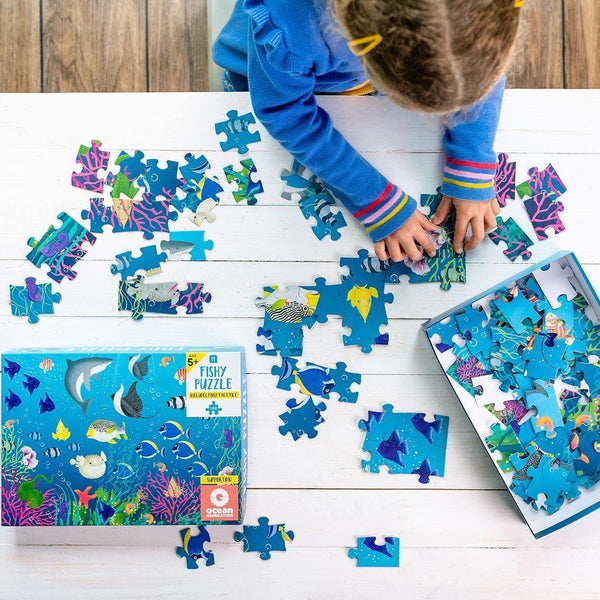 School Of Fish Puzzle for Kids - Talking Tables UK Public