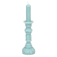 Light Blue Candlestick Shaped Candle