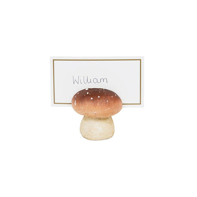 Woodland Mushroom Place Card Holders - 4 Pack